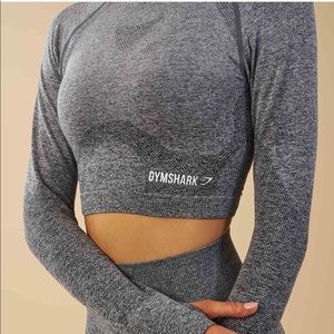 Gymshark- Ombré seamless crop top XS